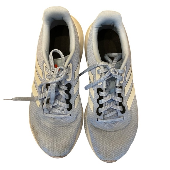 Adidas Women's Run Falcon 3.0 Shoe Size 8.5 Blue And White Cloud Foam Athletic - Picture 9 of 13